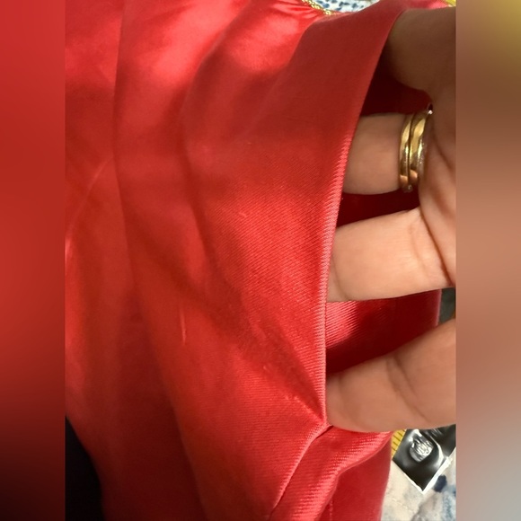 Kate Spade Embellished Silk Blend Dress coral 6 - Picture 12 of 12